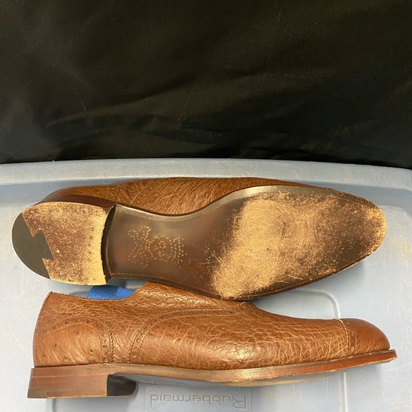 Barker Black Deer Skin Oxford Size 11 - Picture 11 of 13